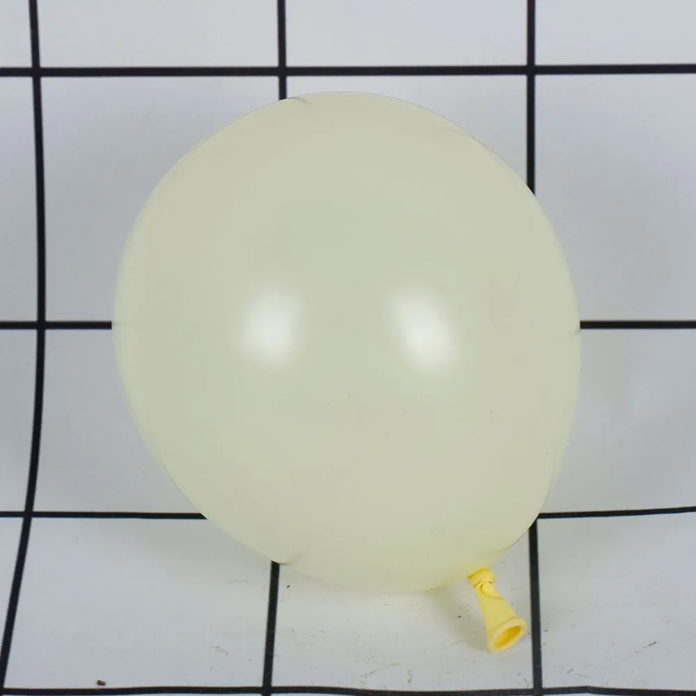 Vivimall 12 db-os makaron latex lufi készlet, 30 cm, sárga