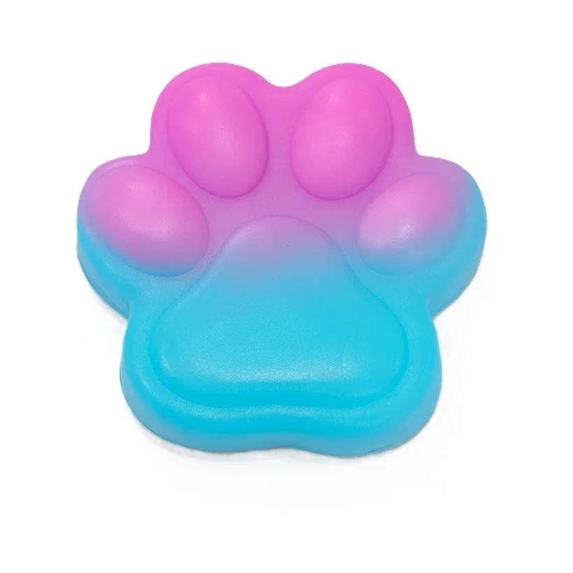 Vivimall Stresszoldó Squishy Játék, Lassú Visszaállású, Bolyhos Macskamancs, 7.5 cm, Átlátszó Csomagolás, 270512 Modell, K...
