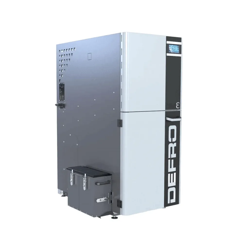 Defro Epsilon F pellet kazán 25 kW automatával. WT tisztítás és hamu eltávolítása