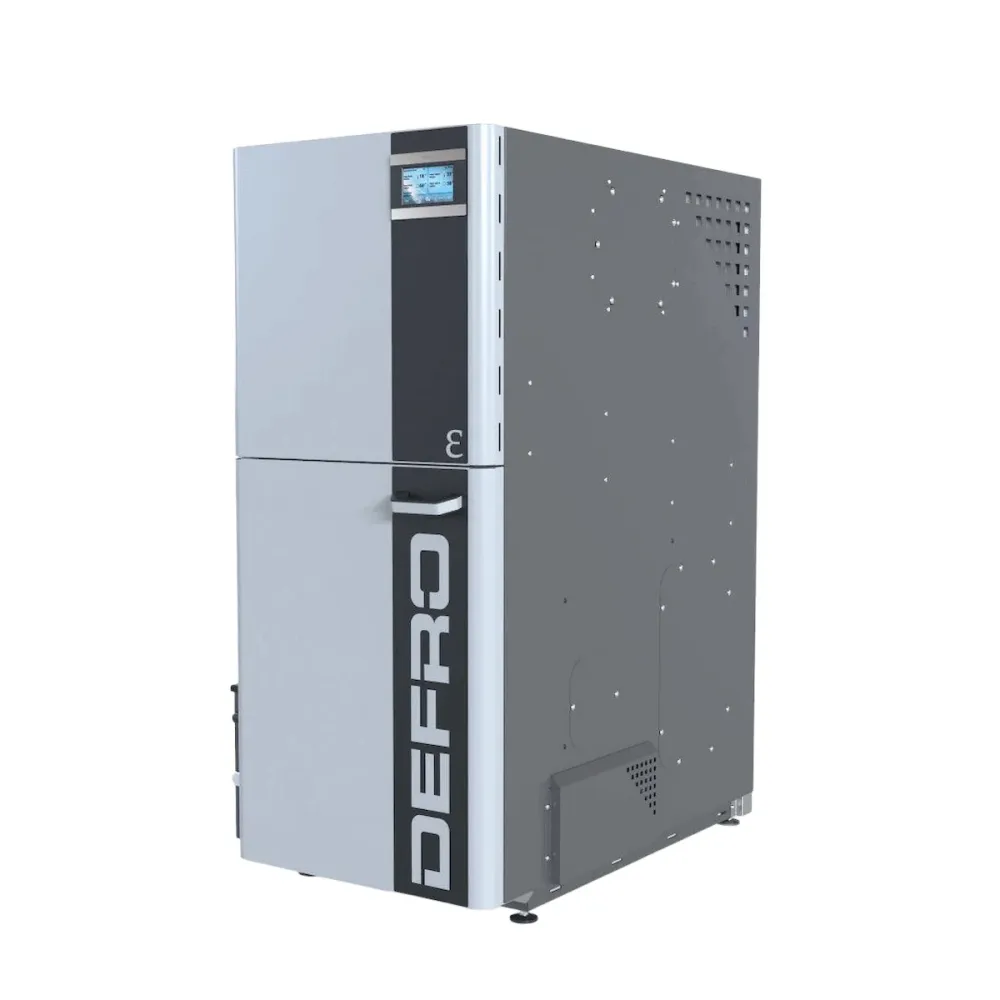 Defro Epsilon F pellet kazán 25 kW automatával. WT tisztítás és hamu eltávolítása