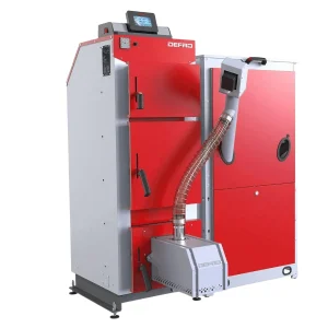 Kombinált pellet kazán Defro Komfort Ekopell 14 kW pellet/fa üzemhez