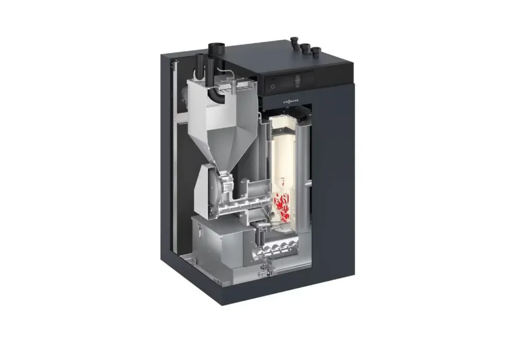 Pellet kazán Viessmann Vitoligno 300-C kazán teljesen automata 12KW