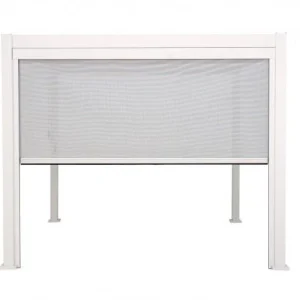 OCEAN fehér pergola árnyékoló 3,6 m-es oldalfalra