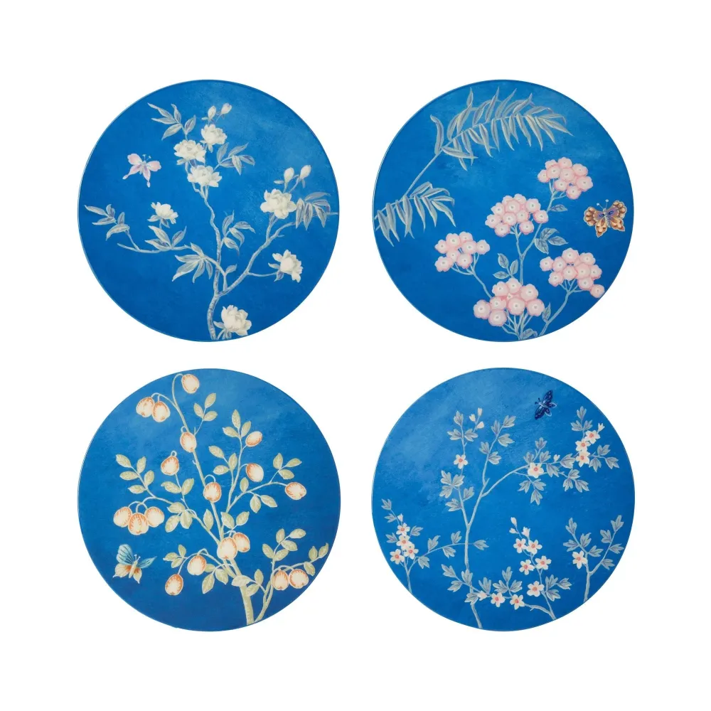 Kék Chinoiserie alátétek – 4 darabos készlet