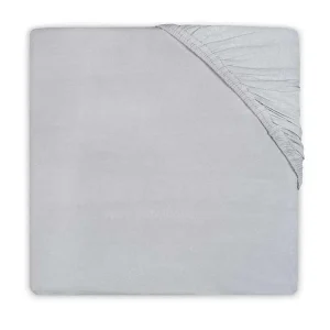 Jollein lepedő elasztikus pánttal Jersey 60x120cm - Soft Grey
