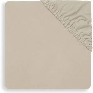 Jollein lepedő elasztikus szalaggal Jersey 60x120cm - Nougat