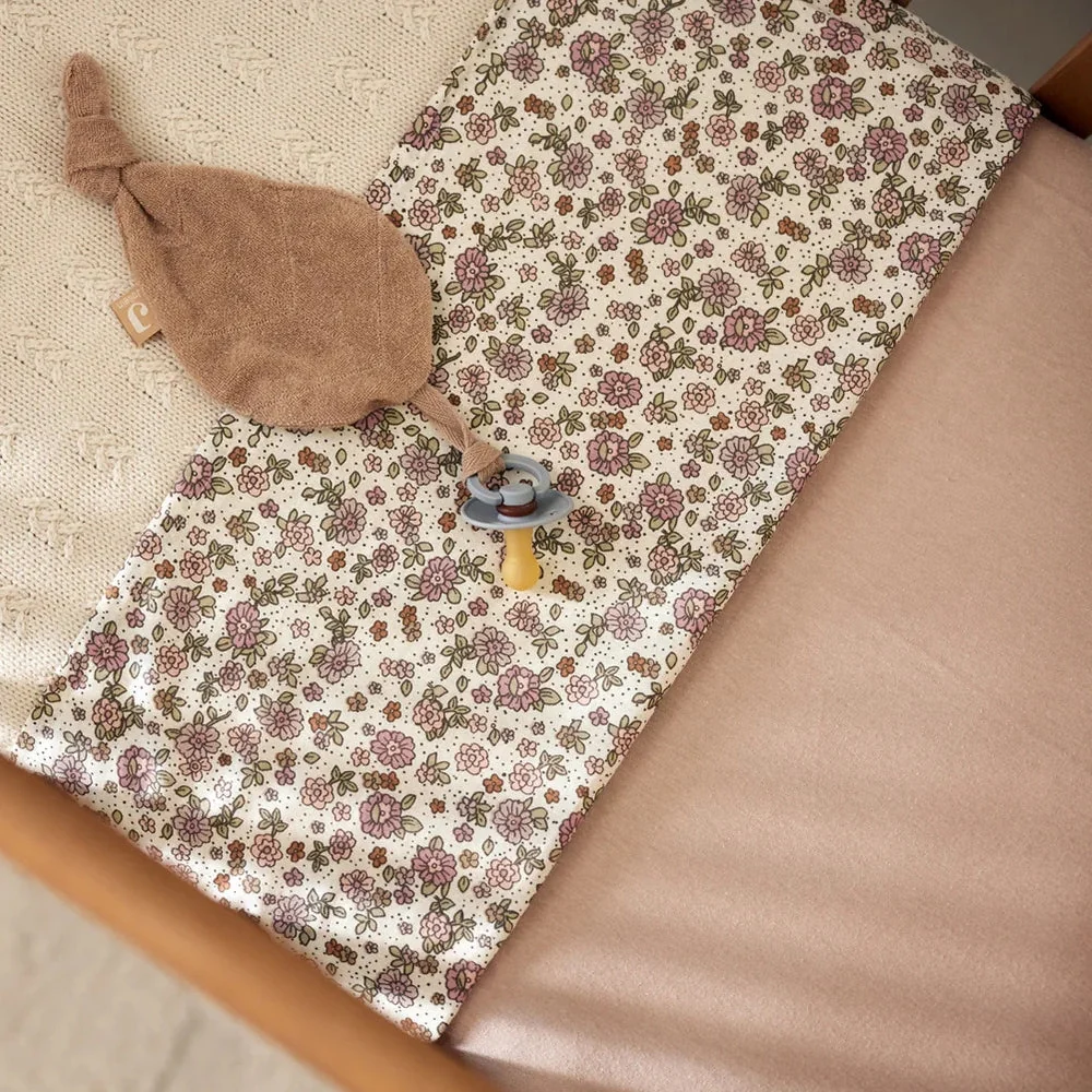 Jollein lepedő, rugalmas Jersey 70x140 Wild Rose 70x140 Wild Rose