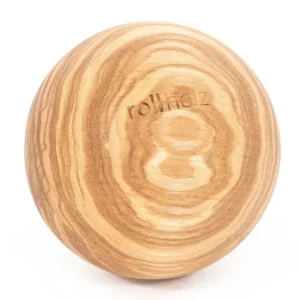 Masszázs golyó - kőrisfa, 10 cm | rollholz