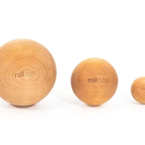 Masszázs golyó szett - égerfa | rollholz