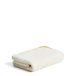 Sedora 100% pamut törölköző sárga kontraszt részlettel 70 x 140cm