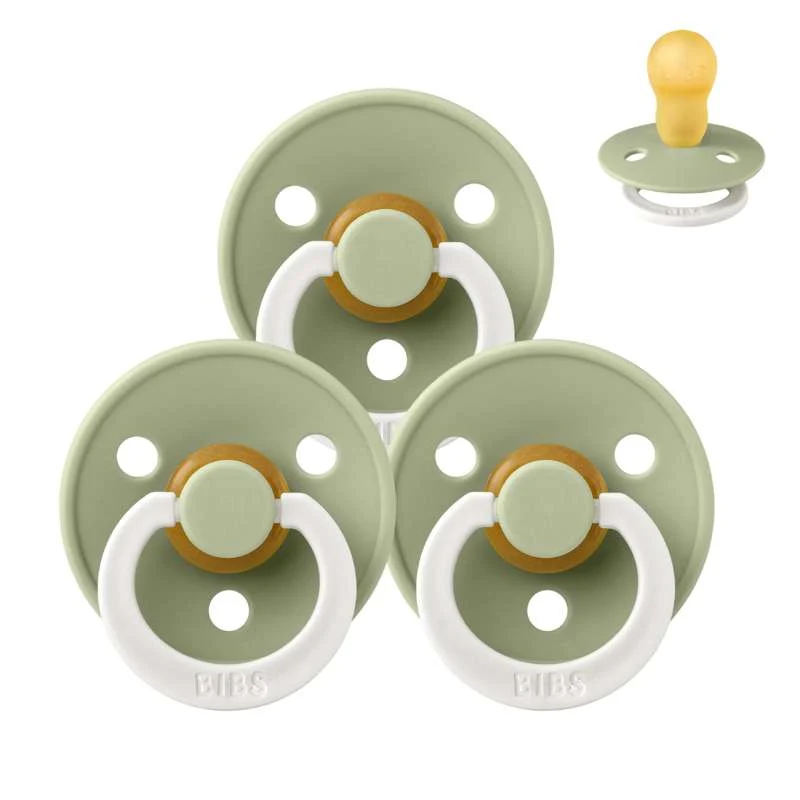 Bibs Kerek Colour Cumi - Sampak - 3 db - mé. 3 - GLOW - Sage