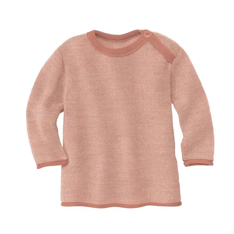 Disana Melange Sweater - Merinould - Rosa/Natur Beginners & Experts