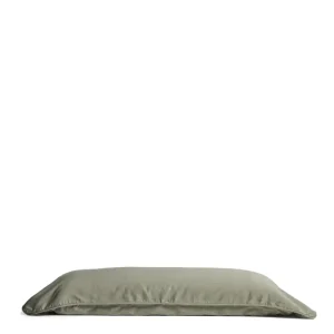Sirale 100% pamut szatén párnahuzat mosott zöld befejezéssel 45 x 110cm