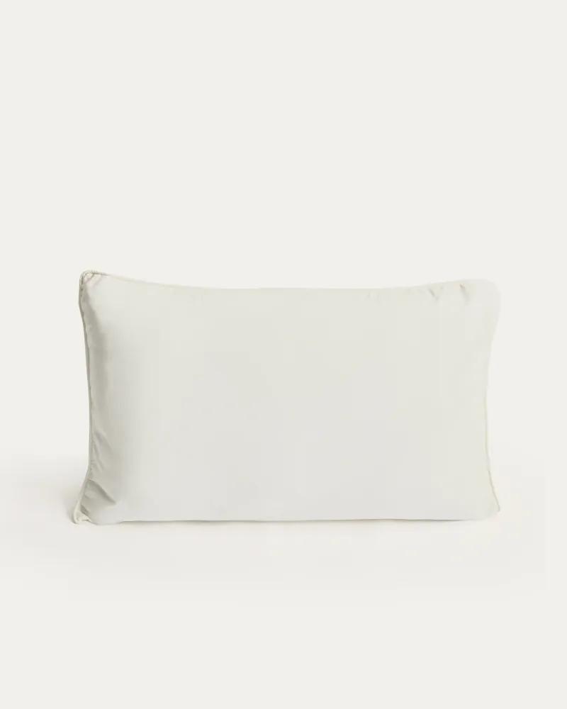 Sirale készlet 2 db 100% pamut szatén párnahuzat mosott fehér befejezéssel 50 x 80cm