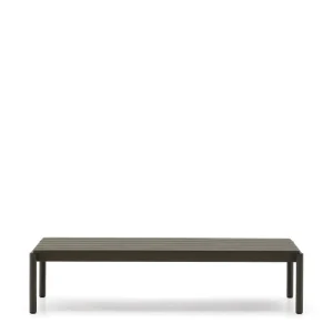 Sorells kávéasztal zöld alumíniumból 63 x 144,6 cm