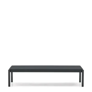 Sorells kávézóasztal szürke alumíniumból 63 x 144,6 cm