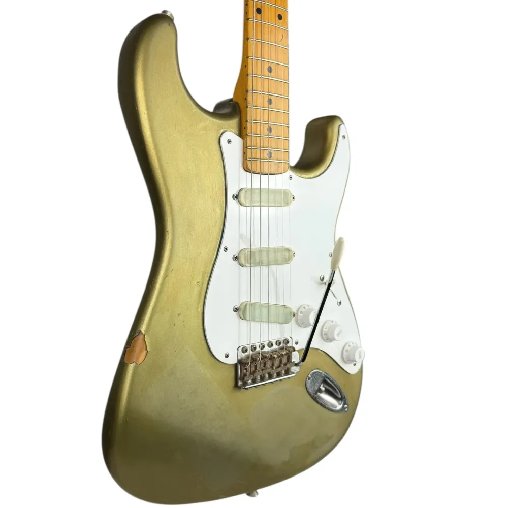 Fender Japan ST54-91LS 54’ Reissue Stratocaster 1989-1990 - Fémes zöld