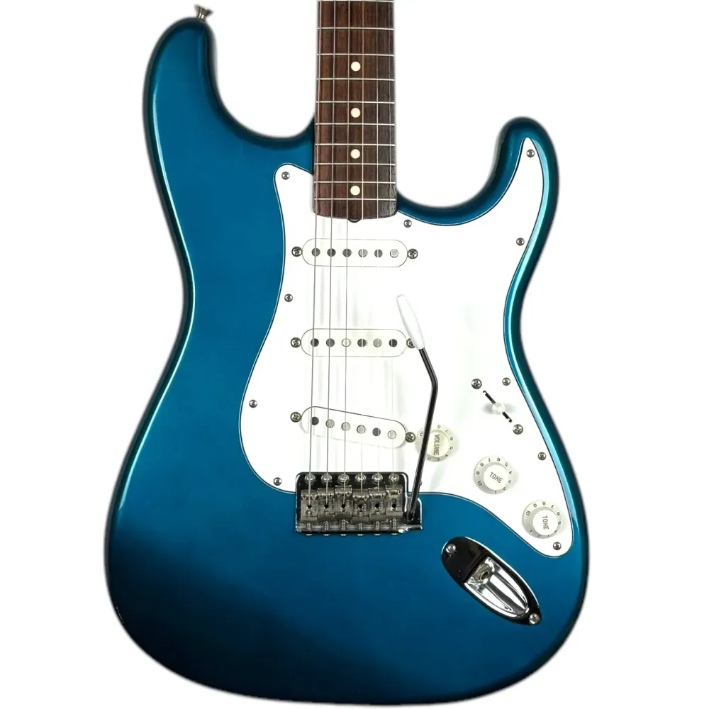 Fender Japan ST62-65AS ’62 Újkiadás Stratocaster Limitált 40. évforduló 1994 - Lake Placid Kék, egyező fej