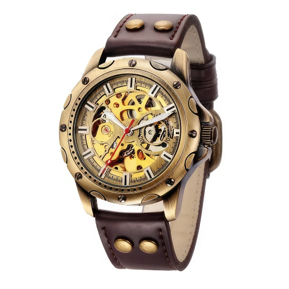 Steampunk karkötő óra
