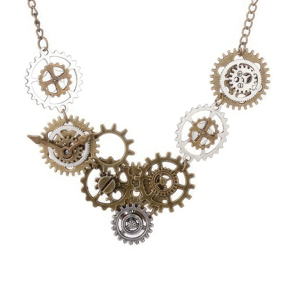 Steampunk stílusú nyaklánc