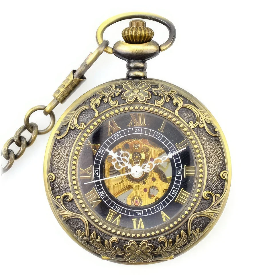Steampunk zsebóra csappantyús farkas