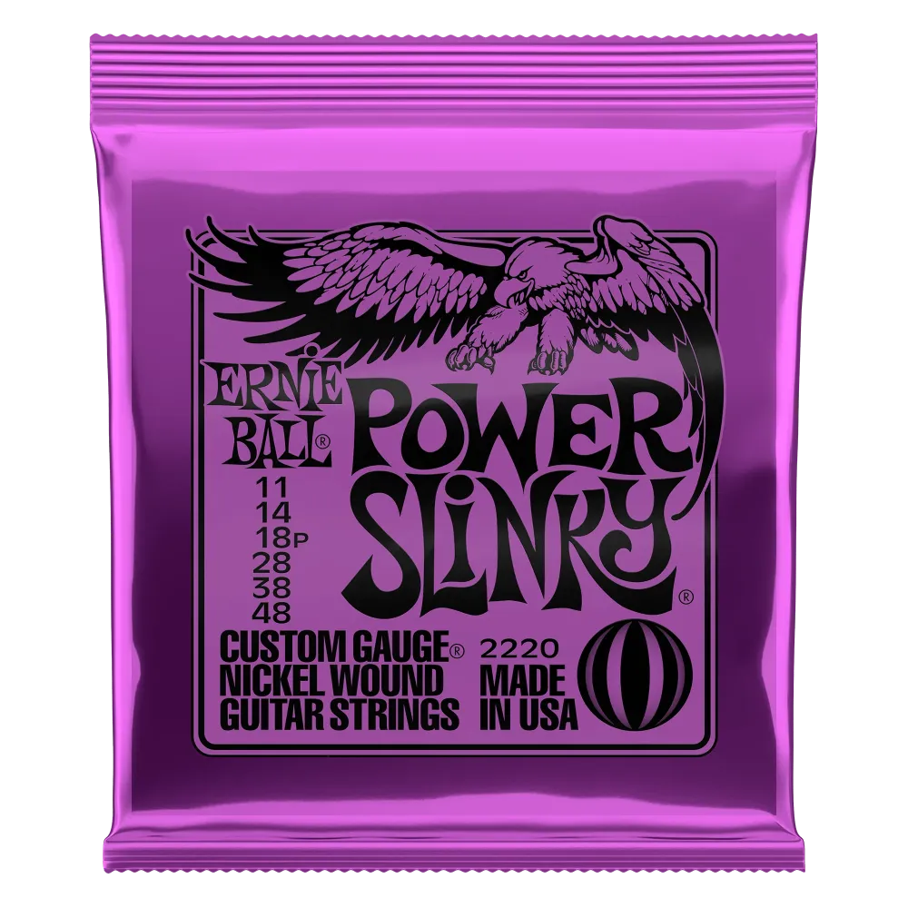 Ernie Ball Power Slinky gitárhúrok 11-48