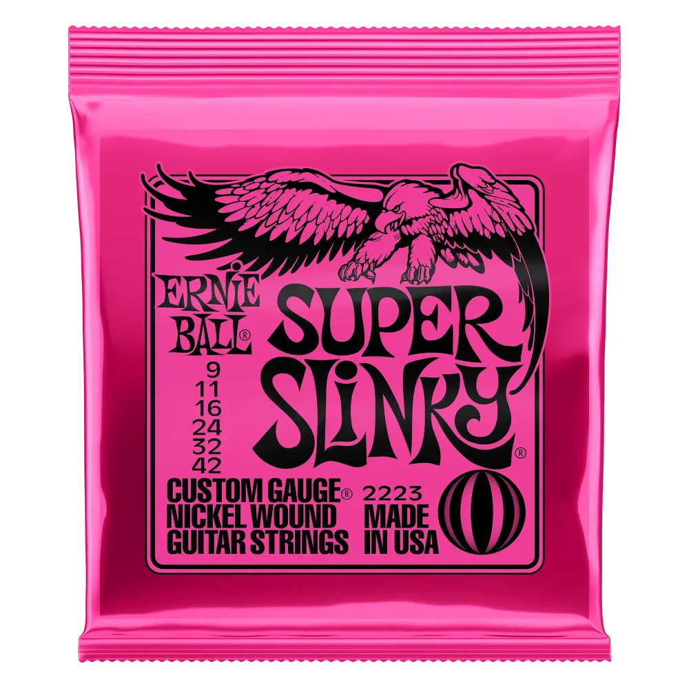 Ernie Ball Super Slinky gitárhúrok 9-42