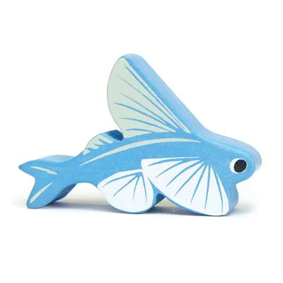 Figurine en Bois Animal Marin - Poisson Volant