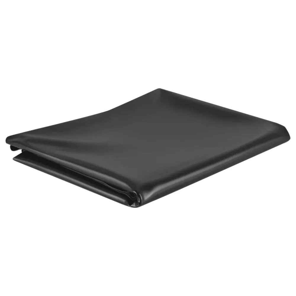 vidaXL fekete PVC tófólia 2 x 2 m 0,5 mm