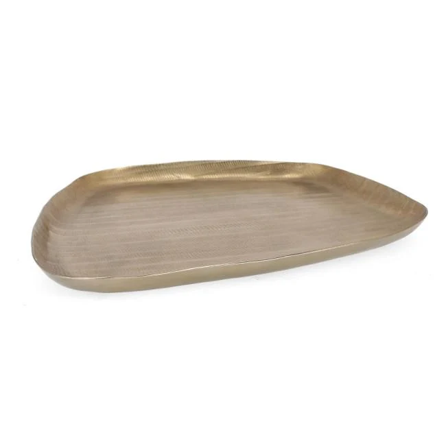 CHISEL taupe alumínium tálalótál