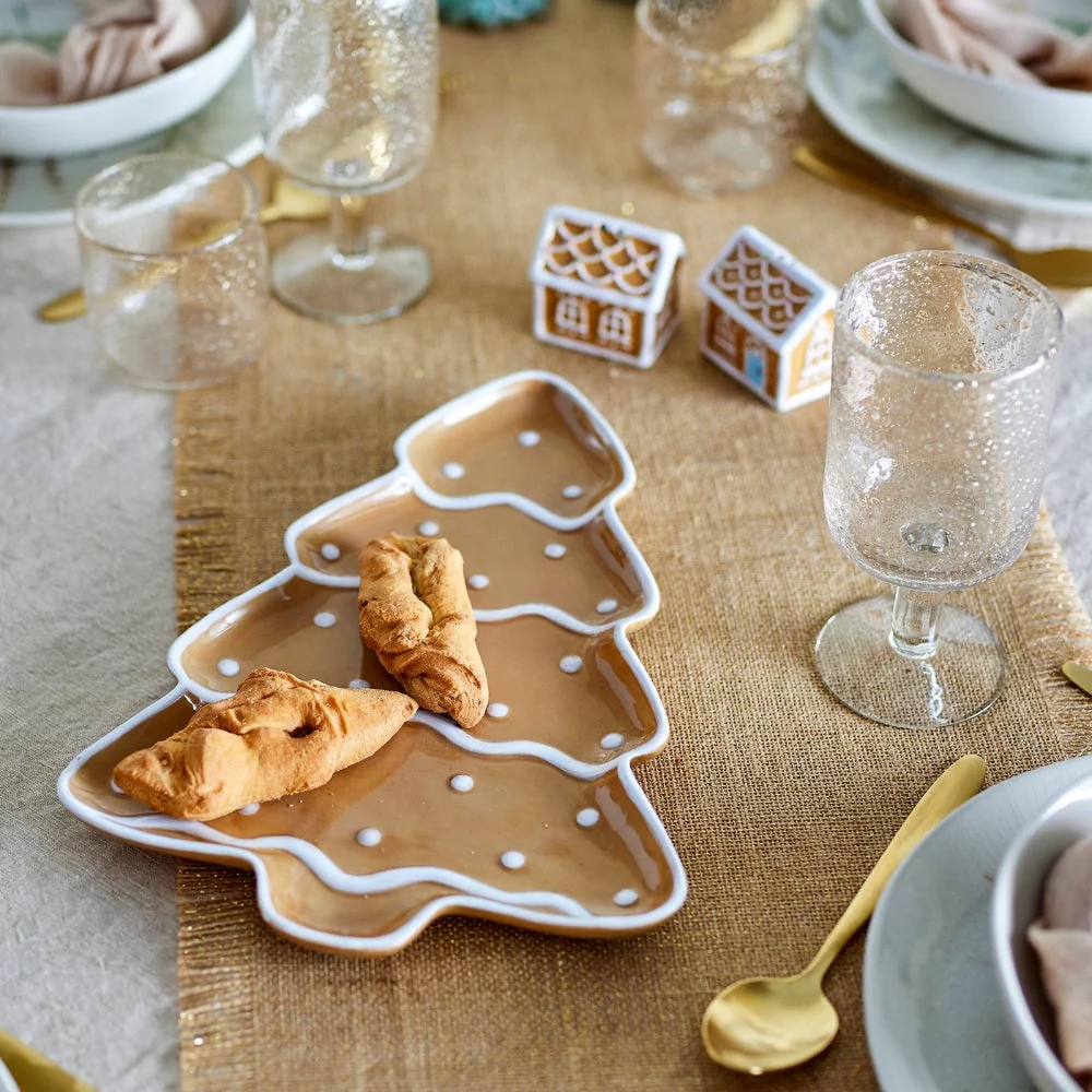 Bloomingville mézeskalács alakú snack tányér