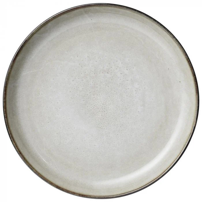 Amera szürke kerámia tányér – Ø20.5cm