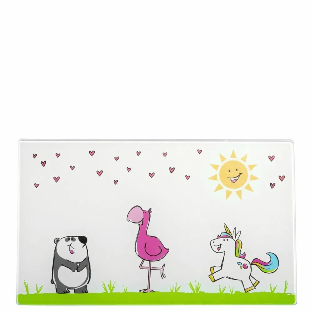 LEONARDO BAMBINI reggeliző lap 25x15cm, kislányos