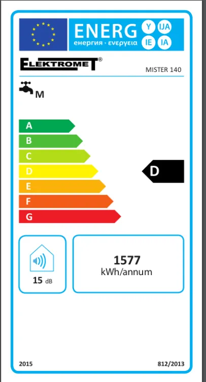 Elektromos függő tároló 20 - 140 literes melegvíz tartály