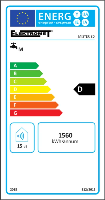Elektromos függő tároló 20 - 140 literes melegvíz tartály