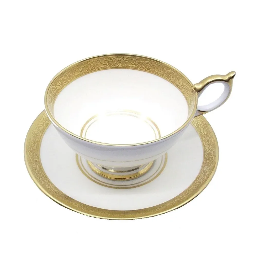Aynsley England 1 teáscsésze tiszta arany díszítéssel finom porcelán angol csontporcelán -0059