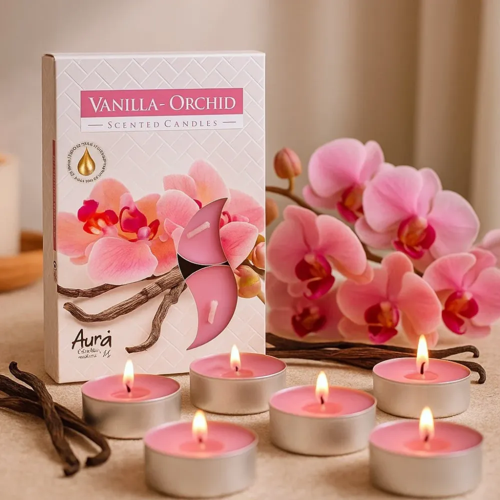 Illatos teamécsesek vanília és orchidea