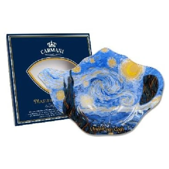 Üveg teafiltertartó ,Van Gogh Csillagos éj