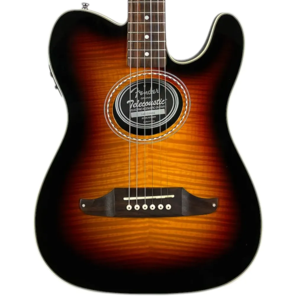 Fender Telecoustic 2014 - Flame Maple Sunburst