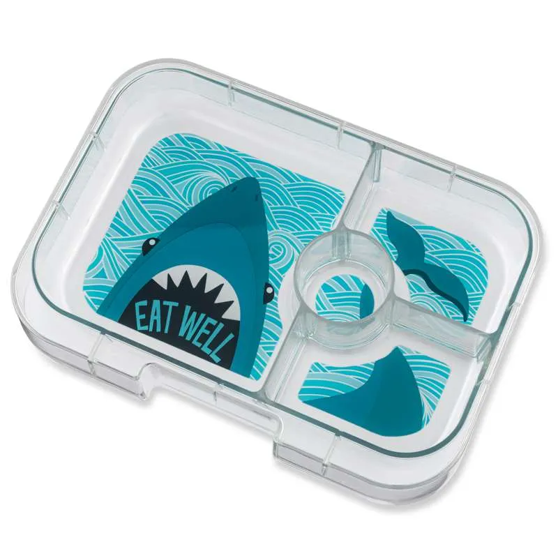 Yumbox Bejegyzőtálca - Panino Tálca - 4 rekesz - Cápa