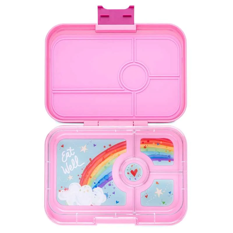 Yumbox Ebédláda - Tapas XL - 4 rekesz - Capri Pink/Rainbow