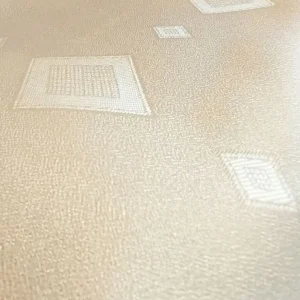 Jacquard ekrü teflonos terítő