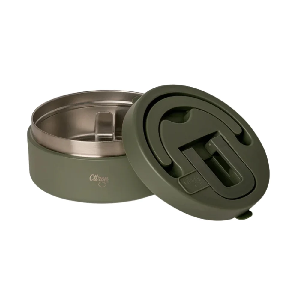 Citron ebéd termosz 400ml olívazöld