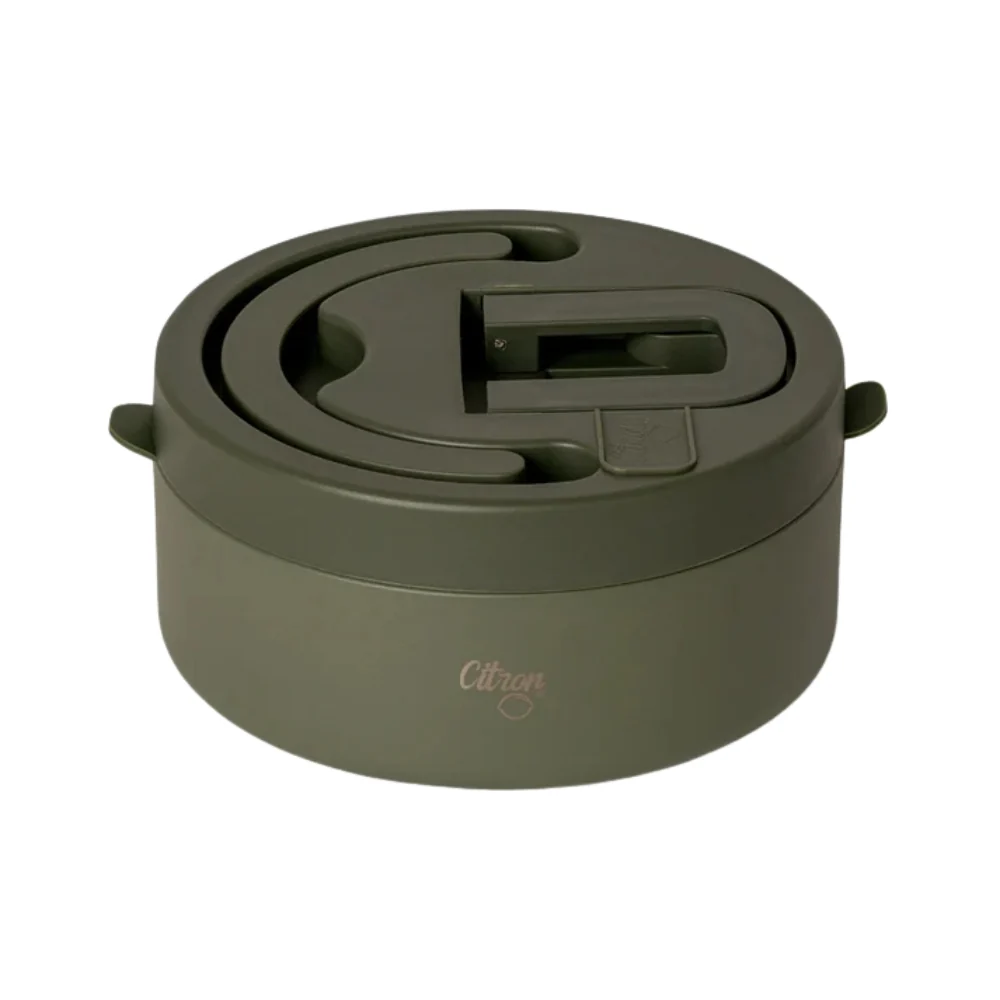 Citron ebéd termosz 400ml olívazöld