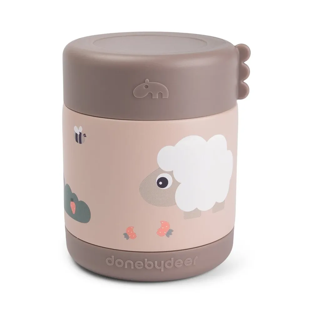 Done Deer Baby ebéd termosz 300ml Tiny Farm Powder