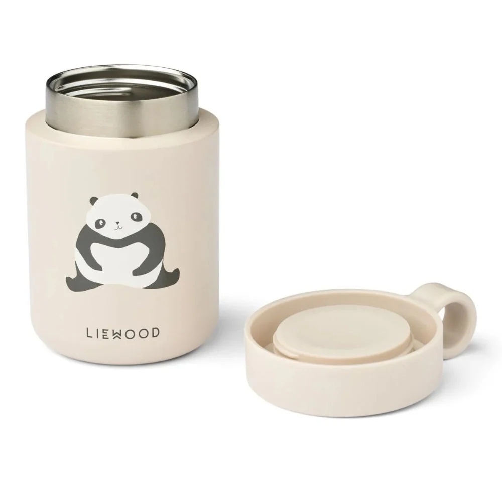 Liewood gyermek ebédtermosz Kiani Panda / Sandy 250 ml