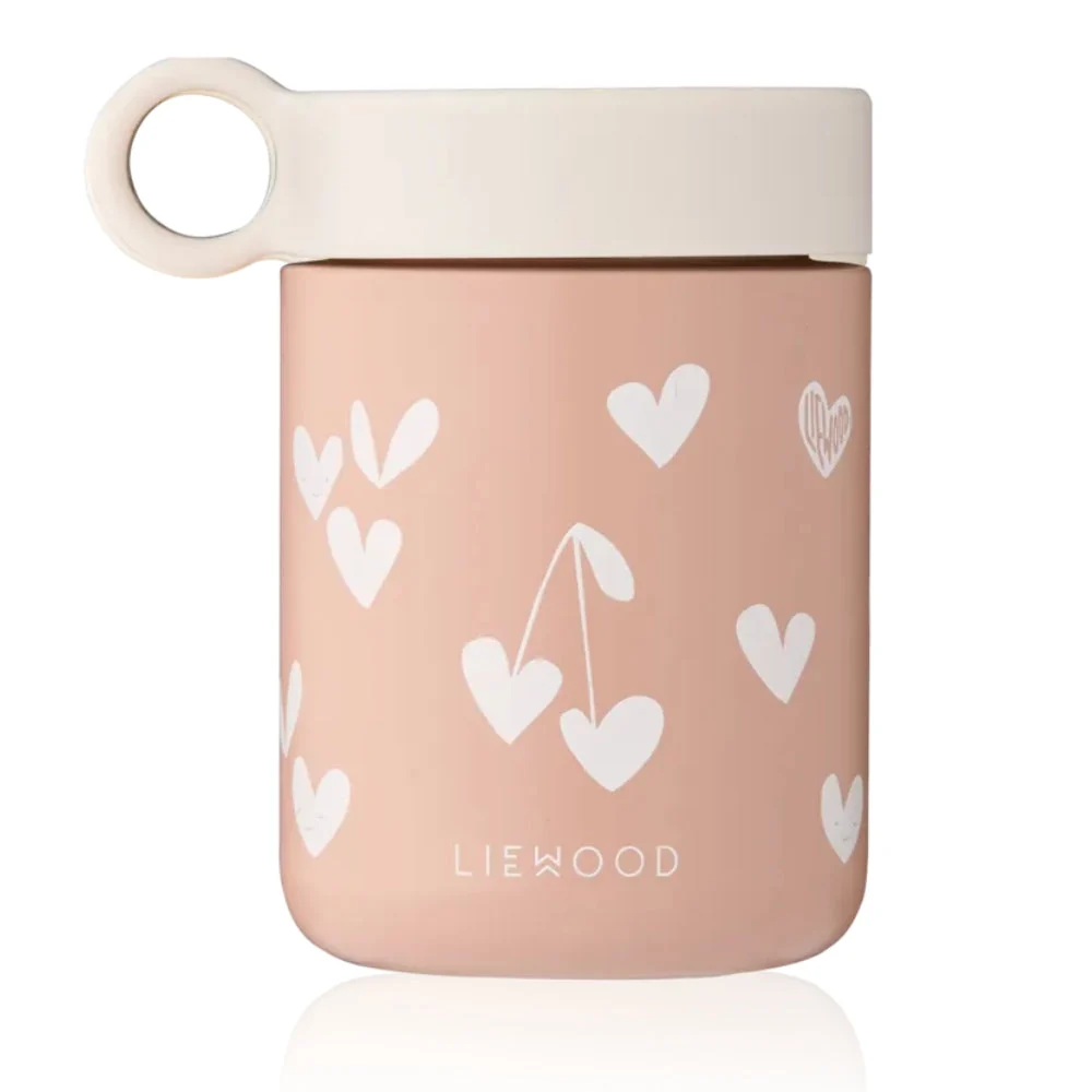 Liewood gyermek ebédtermosz Kiani Sweethearts / Pale toszkána 250ml