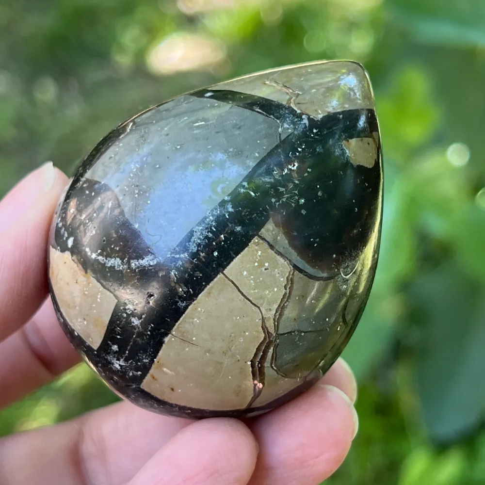Septaria tojás Madagaszkárról mini, sárkánykő, 13-as modell