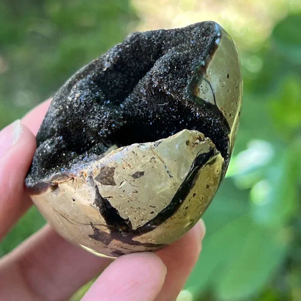 Septaria tojás Madagaszkárról mini, sárkánykő, 5-ös modell
