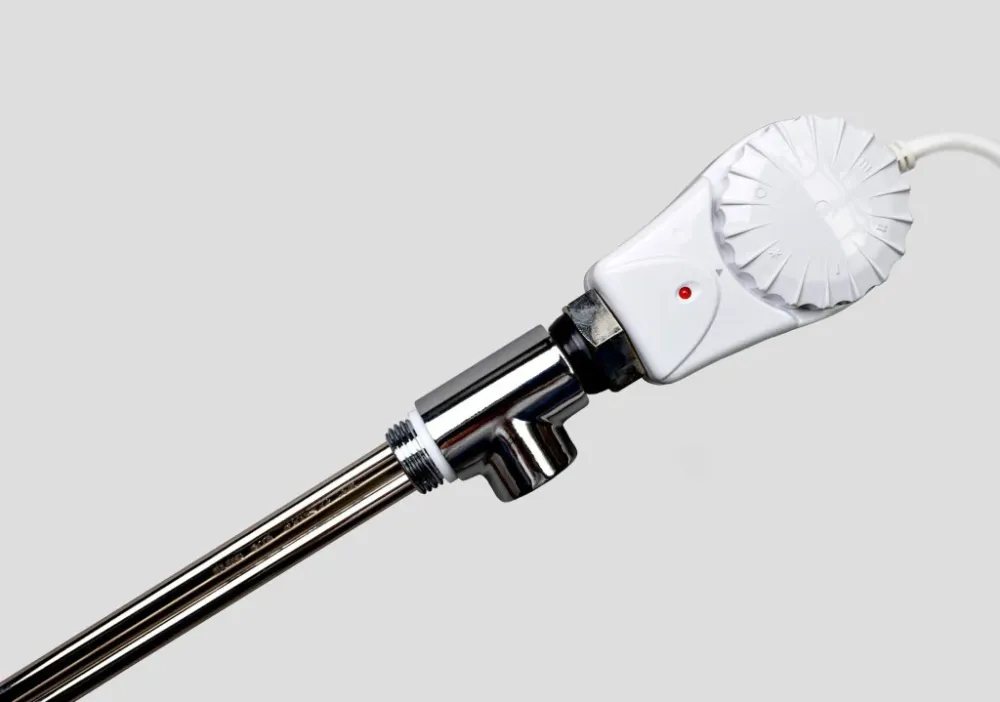 Fűtőbetét törölközőszárító radiátorhoz - Viva Platinum Therm - FEHÉR- termosztátos - 900 Watt - 230V